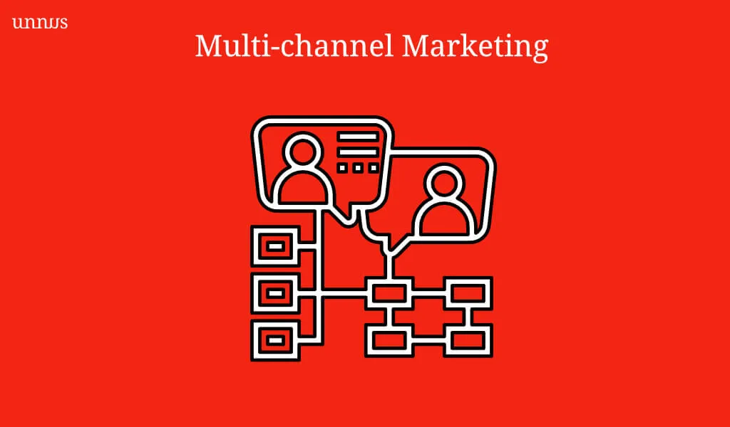 Multi-marketing channel illustration