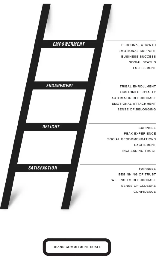 Measuring branding with brand ladder