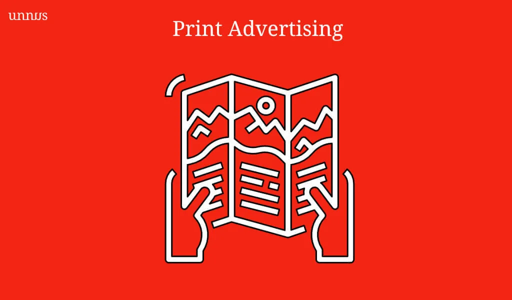 Print advertising illustration for nursing homes